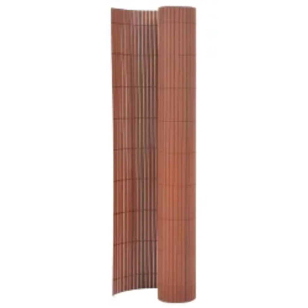 plotek-ogrodowy-pvc-90x400-brazowy-stan-nowy
