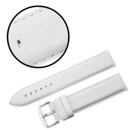 pasek-reda-22mm-prosty-bialy-pasek-biale-przeszycie-srebrna-sprzaczka
