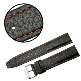 pasek-reda-22mm-xl-poljot-czarny-pasek-czerwone-przeszycie