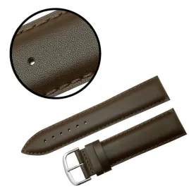 pasek-reda-24mm-xl-gladki-ciemnobrazowy-pasek-brazowe-przeszycie