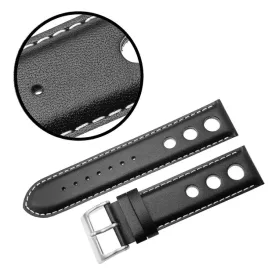 pasek-reda-24mm-xl-gladki-z-dziurami-czarny-pasek-biale-przeszycie
