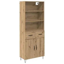 highboard-2-szt-dab-rzemieslniczy-material-drewnopochodny