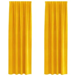 zaslony-2-szt-musztardowo-zolty-140-x-260-cm-aksamit