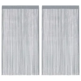 zaslony-sznurkowe-2-szt-jasnoszary-100x250-cm