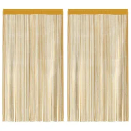 zaslony-sznurkowe-2-szt-zlote-100x250-cm