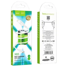 hoco-kabel-usb-do-iphone-do-lightning-8-pin-24a-victory-x83-1m-bialy