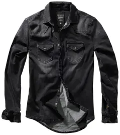 koszula-brandit-riley-denim-shirt-black-xxl