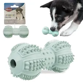 gryzak-hantel-zabawka-dla-psa-do-masazu-dziasel-wypustki-trixie-junior-9cm