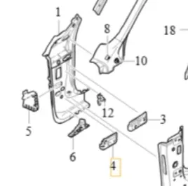 volvo-v60-s60-wspornik-dolny-prawy-bok-nadwozia-31484820-oe