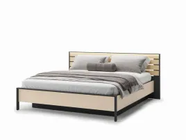 lozko-enna-en-02-180-x-200-cm-bez-piaskowy-czarny-dab-natura-oswietleni