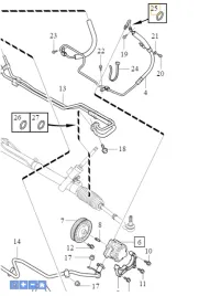 volvo-s80-xc70-v70-oring-pompy-wspomagania