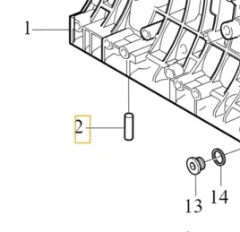 volvo-kolek-pin-centrujacy-blok-silnika-oe-1383730