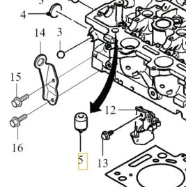 volvo-kolek-pin-centrujacy-pokrywe-zaworow-oe-30725019