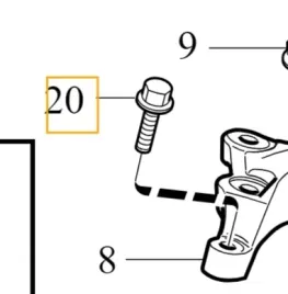 volvo-c30-c70-s40-v50-oryginalna-sruba-poduszki-silnika-m10x45-oe