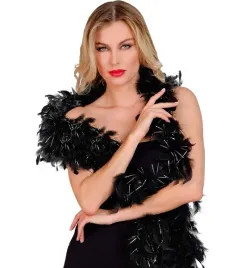 boa-szal-z-pior-czarne-srebrny-polysk-retro-180-cm-80-g-karnawal