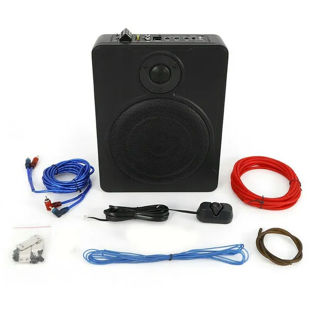 SAMOCHODOWY ULTRACIENKI SUBWOOFER Z KABLEM 600 W