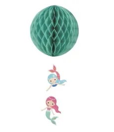 kula-bibulowa-z-syrenkami-syrenka-wielokolorowa-kulka-bibula-30-x-55-cm