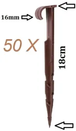 50xuchwyty-do-linii-rury-kroplujacej-16mm-szpilki-kotwice-brazowe-mocne