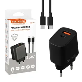 teltech-ladowarka-sieciowa-25w-z-kablem-typ-c-1m