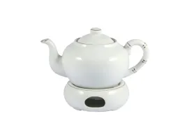 porcelanowy-dzbanek-bialy-800-ml-z-podgrzewaczem-i-zaparzaczem