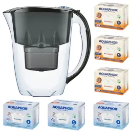 dzbanek-filtrujacy-aquaphor-amethyst-28-l-6-wkladow-3-3h-czarny