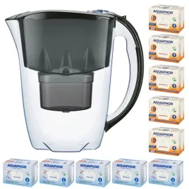 dzbanek-filtrujacy-aquaphor-amethyst-28-l-10-wkladow-5-5h-czarny