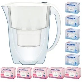 dzbanek-do-filtrowania-aquaphor-amethyst-28l-10-wkladow-5-5mg-bialy