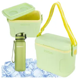 lodowka-turystyczna-mala-na-ramie-8l-zielona-pinnacle-butelka-aquaphor