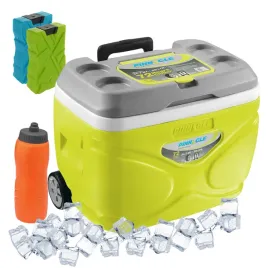 lodowka-turystyczna-kolka-pinnacle-30l-limonka-2-wklady-330ml-bidon-1l