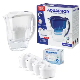 dzbanek-filtrujacy-aquaphor-amethyst-28-l-4-wklady-maxfor-bialy