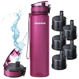 butelka-filtrujaca-aquaphor-city-1l-bordowa-na-wode-5-wkladow-filtrujacych