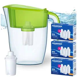 dzbanek-filtrujacy-aquaphor-real-29l-limonkowy-10-wkladow-filtrujacych-b15