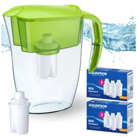 dzbanek-filtrujacy-aquaphor-real-29l-limonkowy-7-wkladow-filtrujacych-b15
