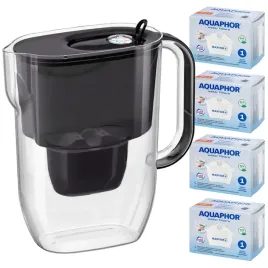 dzbanek-filtrujacy-wode-aquaphor-fresh-32l-czarny-z-4-wkladami-maxfor