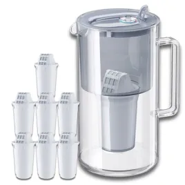 dzbanek-filtrujacy-szklany-aquaphor-nord-25l-7-wkladow-a5-350l-szary