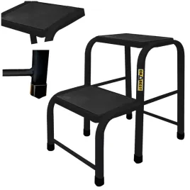 taboret-stolek-podest-antyposlizgowy-schodek-czarny-2-stopnie-drabest