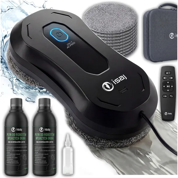  ROBOT DO MYCIA OKIEN ISAJ OV1 AI Pro + 2x płyn 500ml + system AI + WiFi