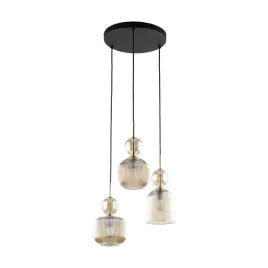 lampa-wiszaca-sophia-czarna-klosz-bezowy-3xe14-glamour-stylowe-oswietlenie