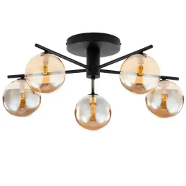 lampa-sufitowa-prato-czarna-bursztynowy-klosz-5xg9-oswietlenie-domu-pokoju