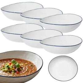 komplet-talerzy-glebokich-20-cm-6-szt-pebbles-owalne-nowoczesne-porcelana