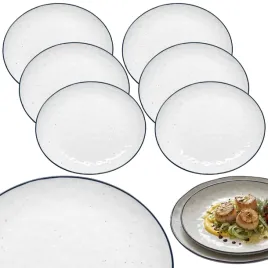 komplet-talerzy-obiadowych-28-cm-6-szt-pebbles-owalne-nowoczesne-porcelana