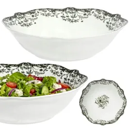 miska-do-serwowania-na-salatke-23-cm-reverie-green-w-kwiaty-zastawa-stolowa