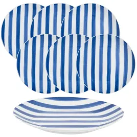 talerze-obiadowe-27cm-6-szt-niebieskie-duze-okragle-w-paski-zastawa-stolowa