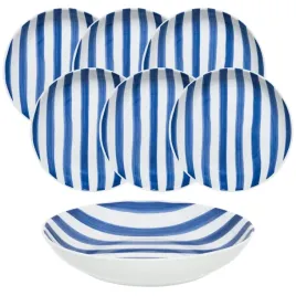 talerze-glebokie-20-cm-6-szt-ligne-niebieskie-zastawa-stolowa-w-paski