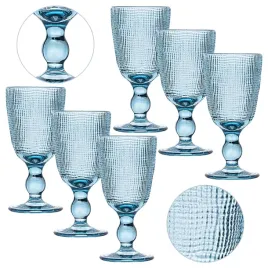 kieliszki-do-wina-250-ml-6-szt-niebieskie-szklo-barowe-zestaw-kieliszkow