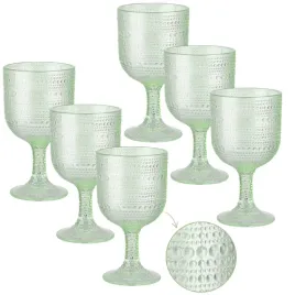 kieliszki-do-wina-375-ml-6-szt-dots-green-komplet-kieliszkow-szklo-barowe