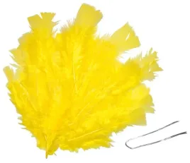 diy-piora-indycze-zolte-wielkanoc-ozdoba-dekor-48szt-do-prac-plastycznych