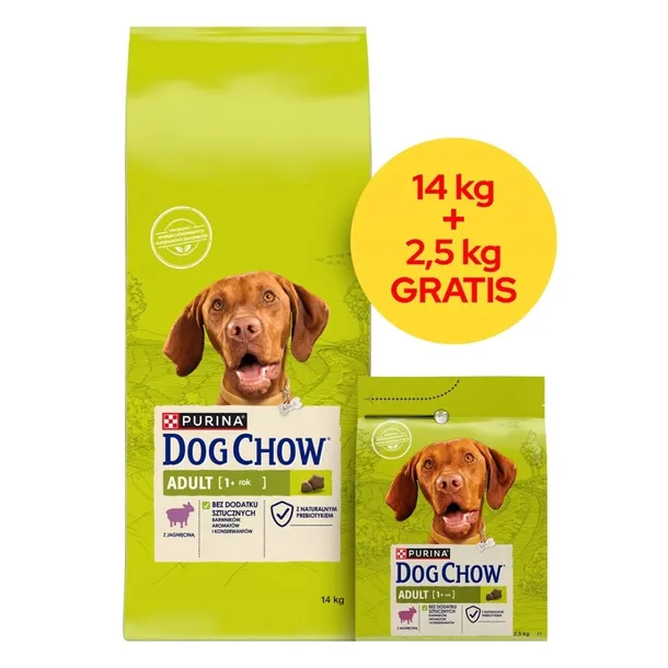 PURINA DOG CHOW ADULT Jagnięcina 14 2,5kg