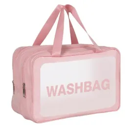 kosmetyczka-rozowa-wodoodporna-dwukomorowa-washbag-podroz-i-silownia