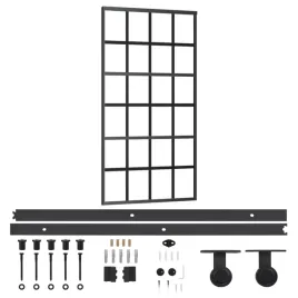 przesuwane-drzwi-szklane-esg-102x205-cm-przezroczyste-czarne